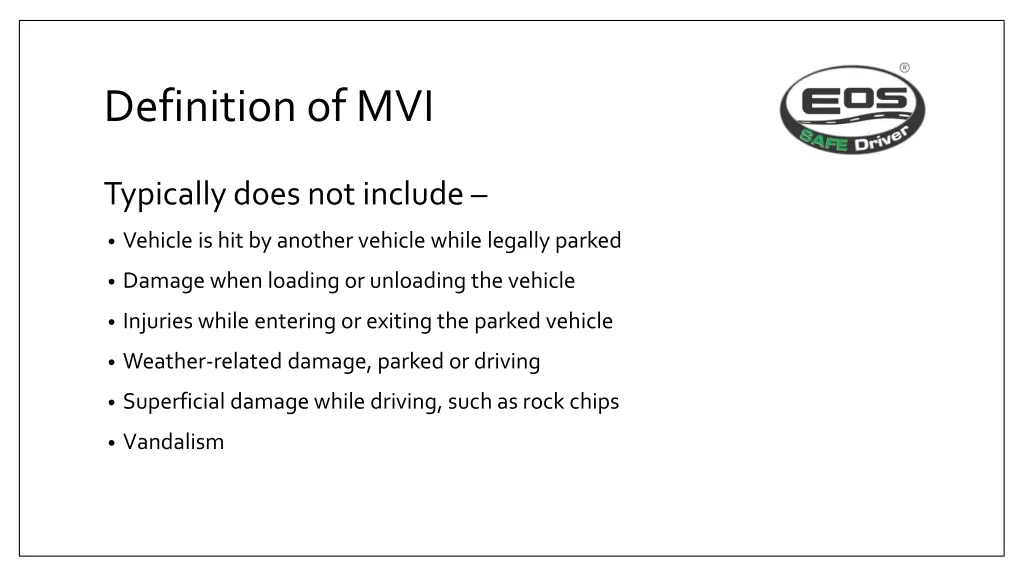 definition of mvi 1