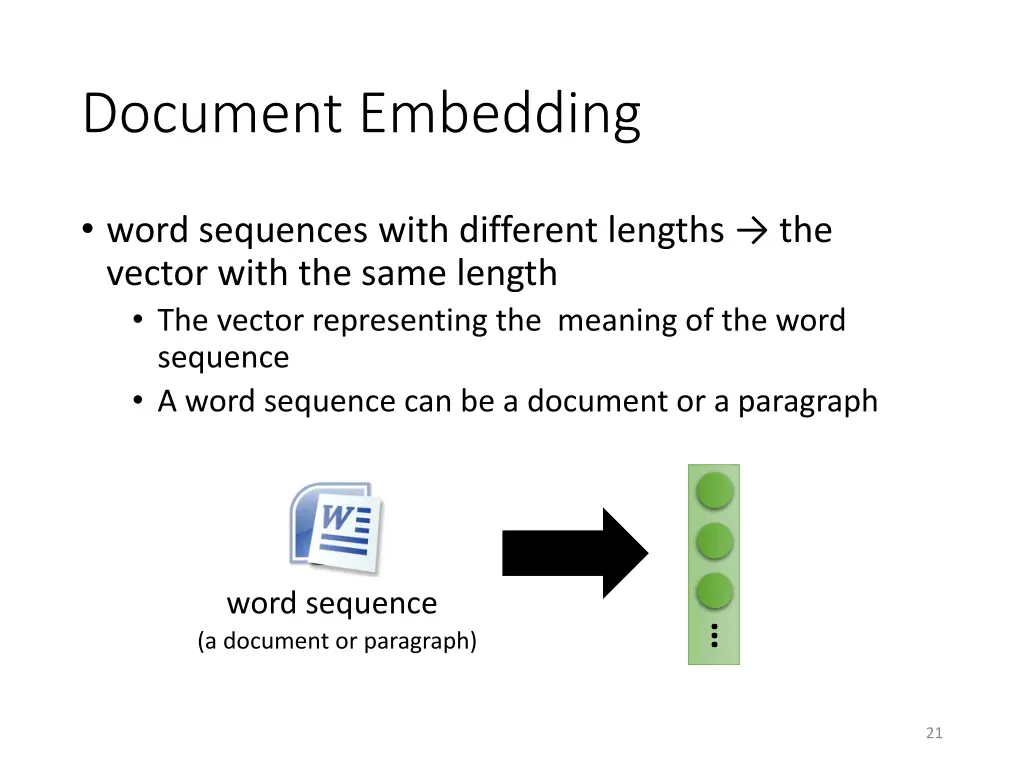 document embedding