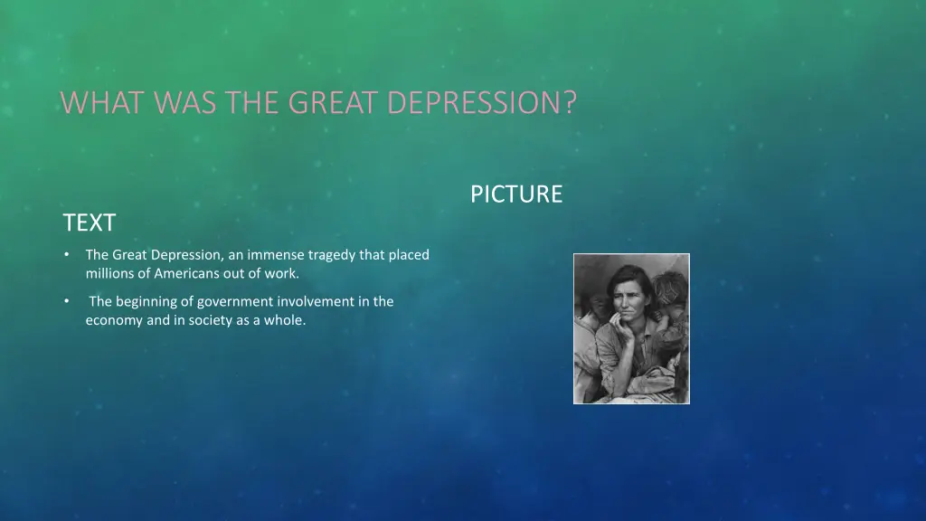 what was the great depression