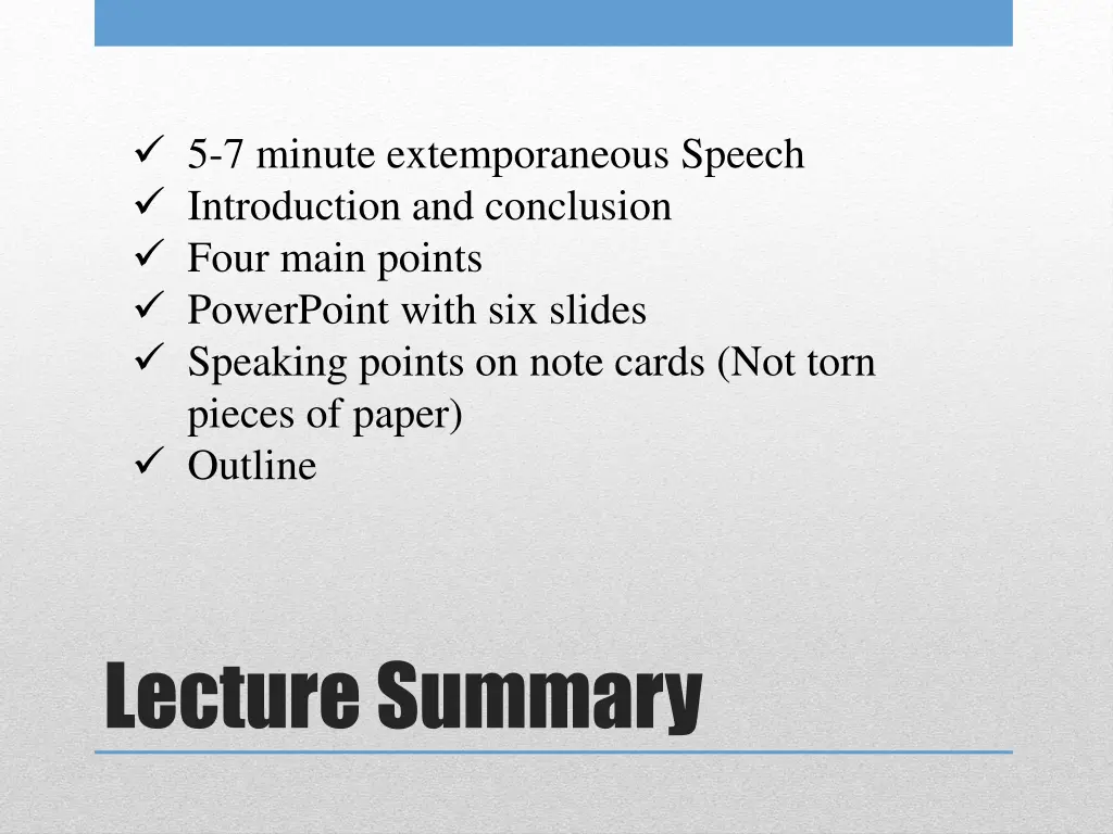 5 7 minute extemporaneous speech introduction