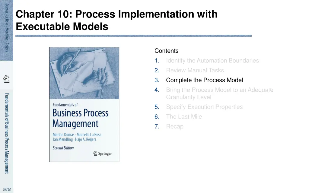 chapter 10 process implementation with executable 3