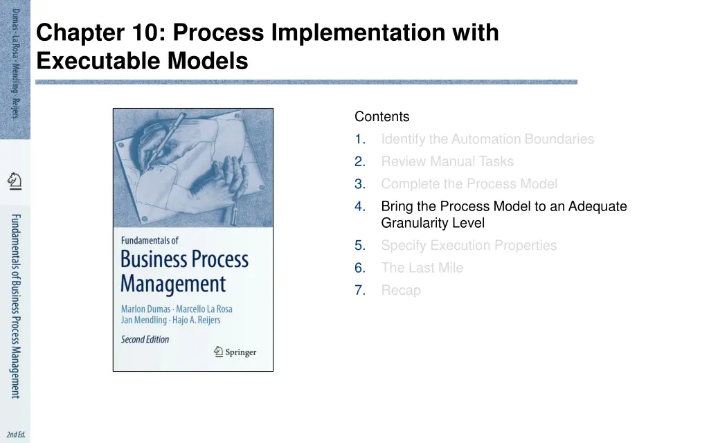 chapter 10 process implementation with executable 4