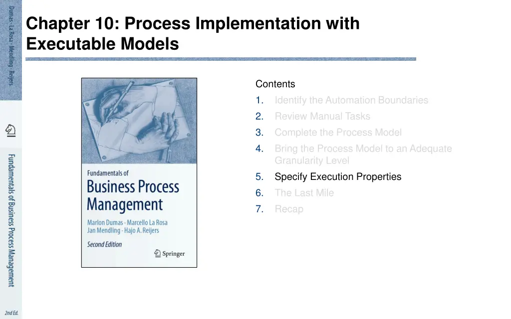 chapter 10 process implementation with executable 5