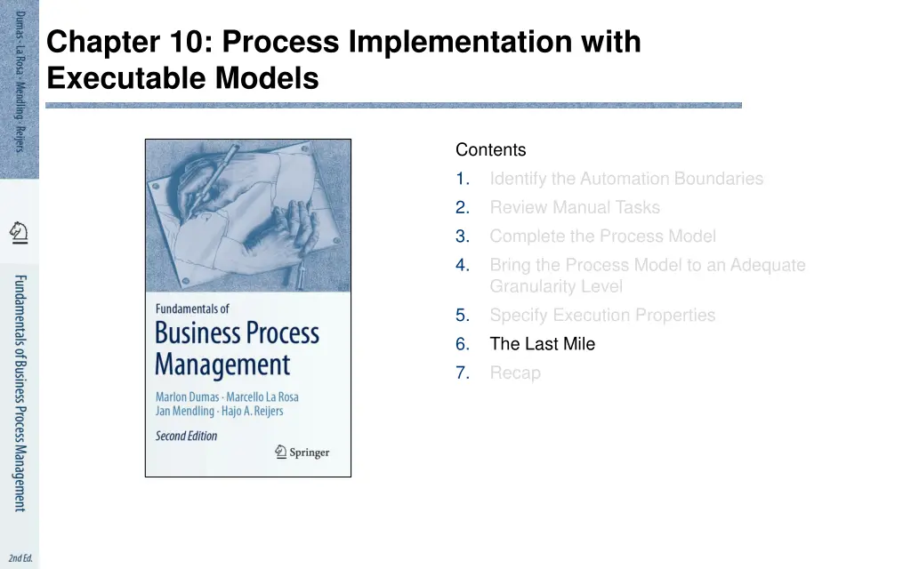 chapter 10 process implementation with executable 6