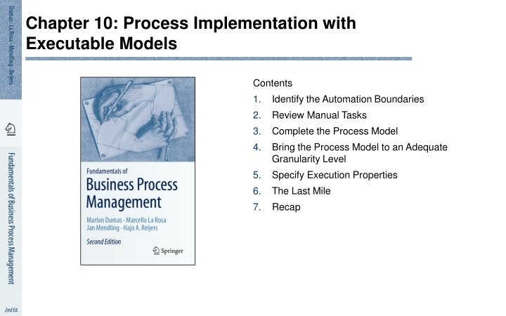 chapter 10 process implementation with executable