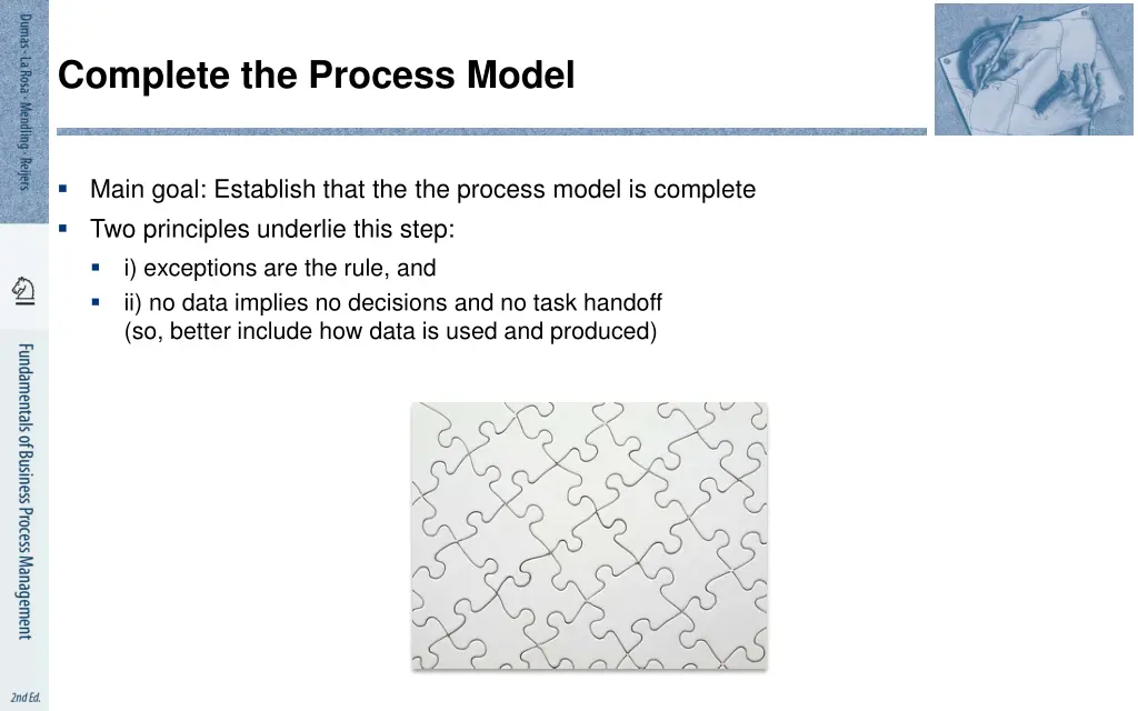 complete the process model