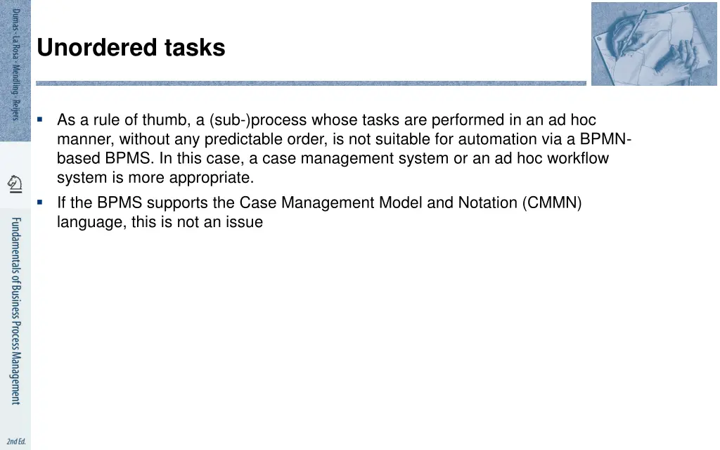 unordered tasks