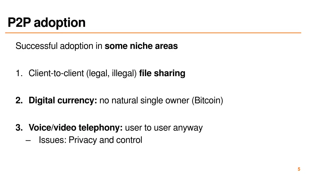 p2p adoption