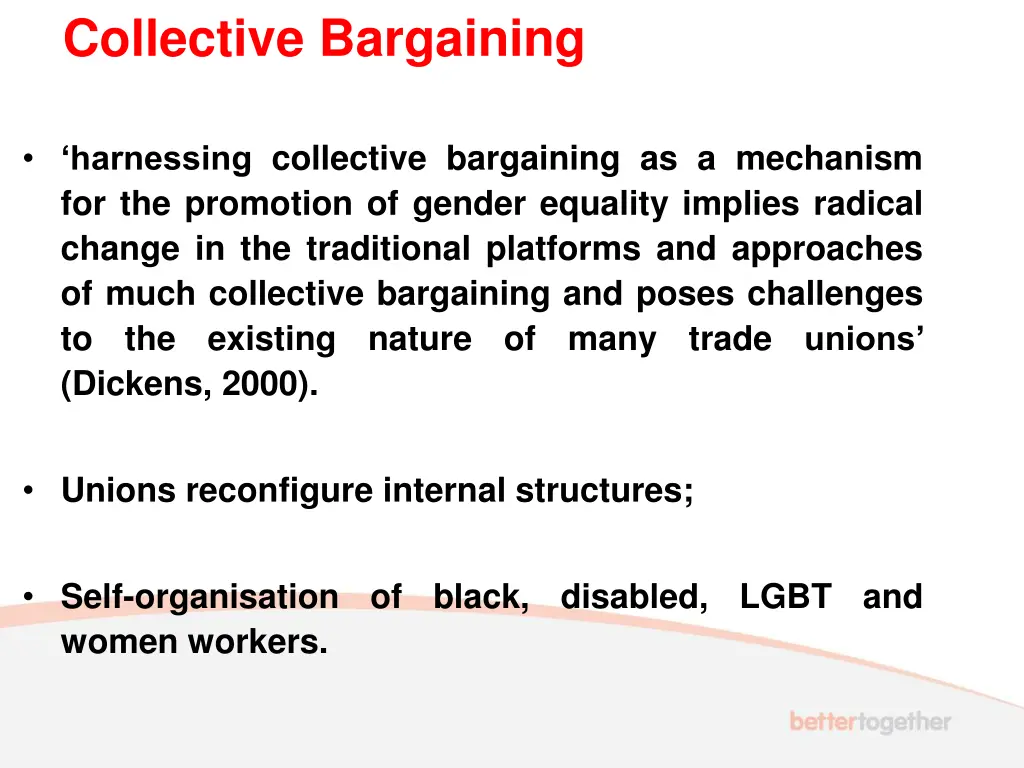 collective bargaining