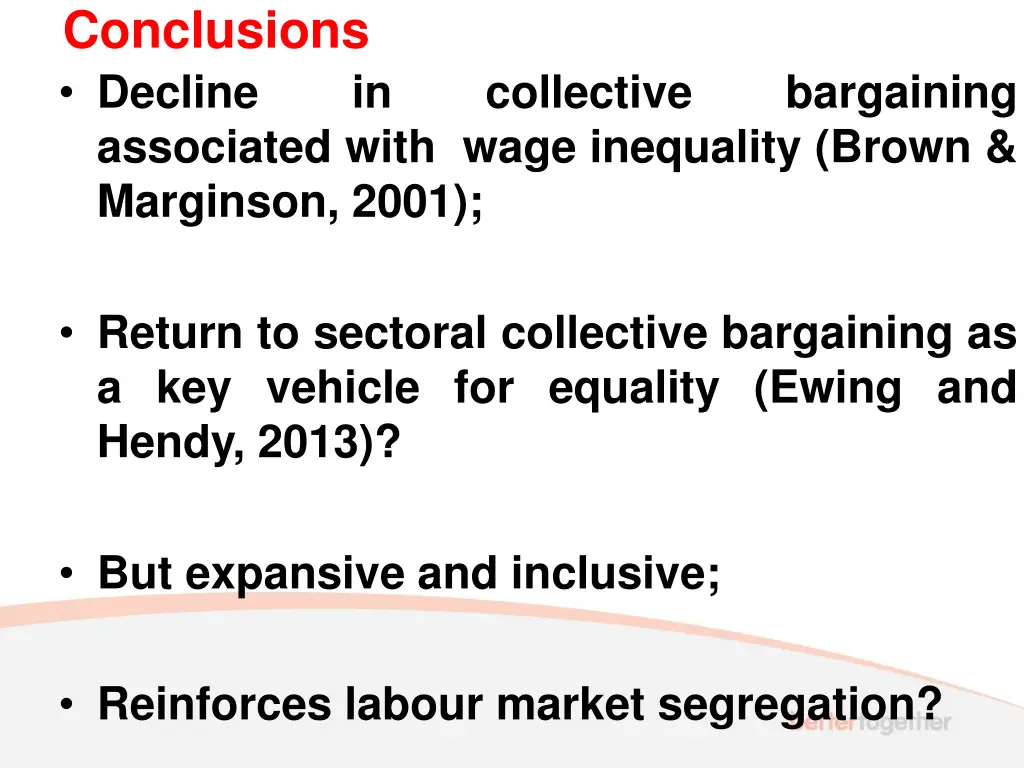 conclusions decline associated with wage