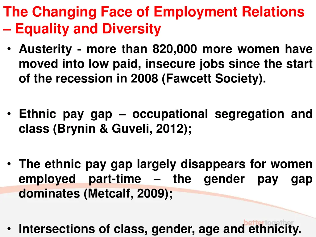 the changing face of employment relations 6