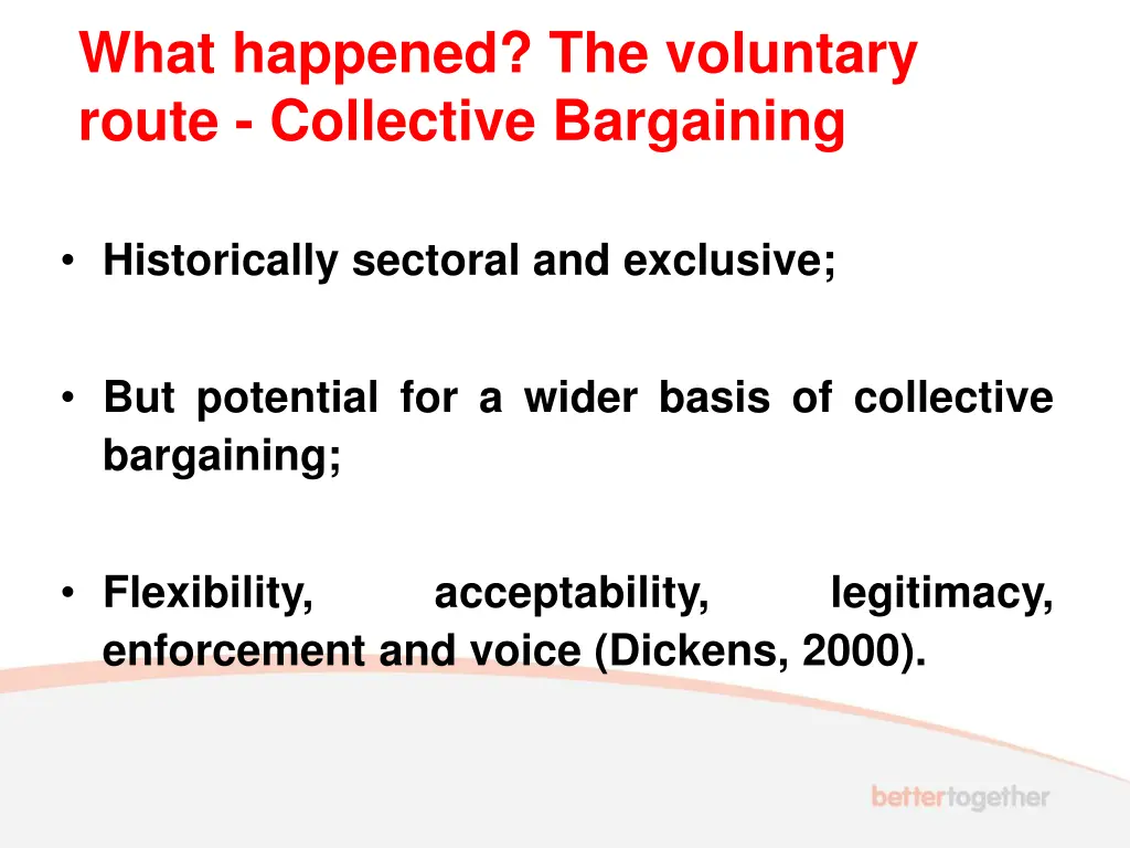 what happened the voluntary route collective