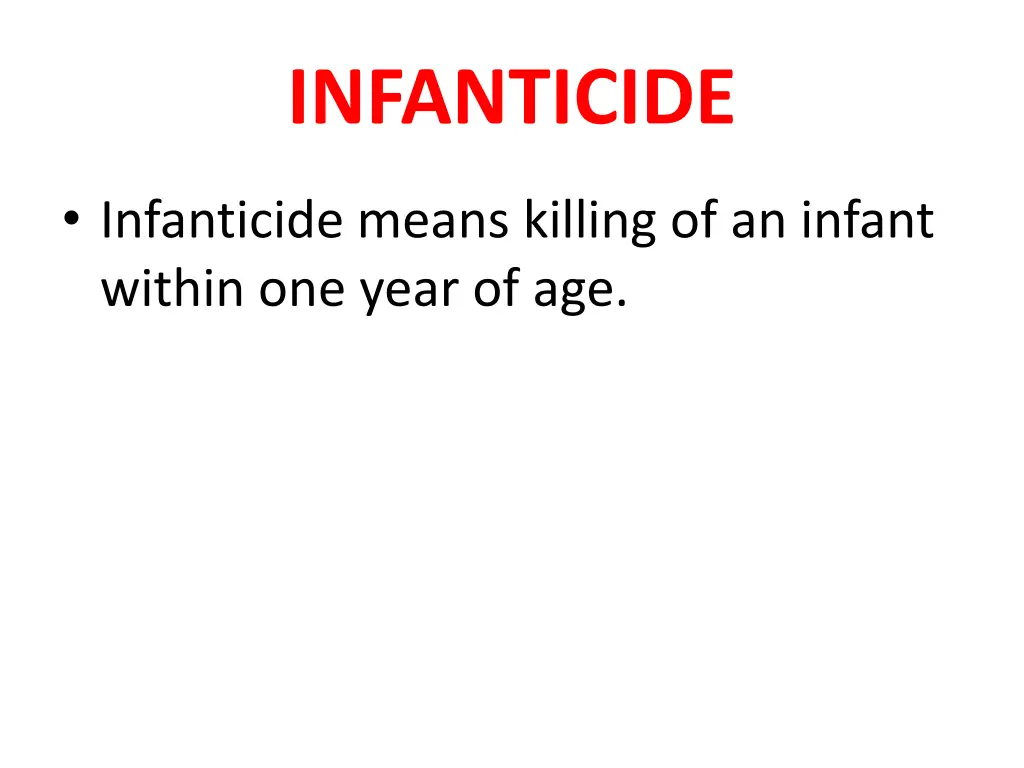 infanticide 1