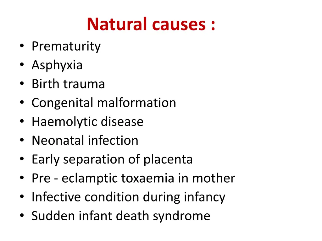 natural causes