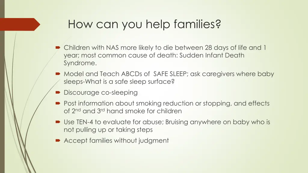 how can you help families