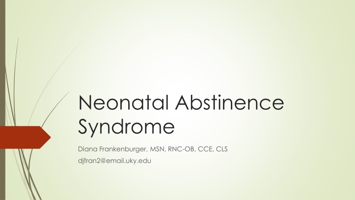 neonatal abstinence syndrome