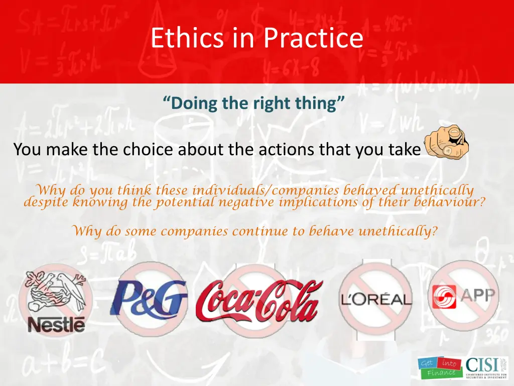 ethics in practice