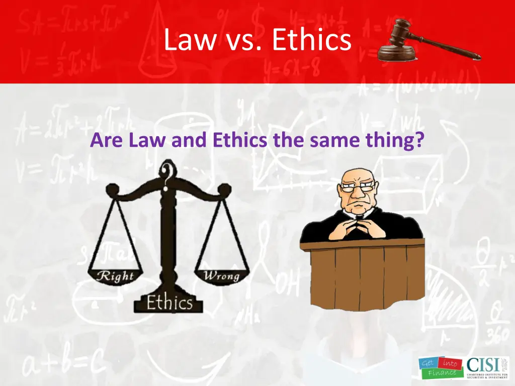 law vs ethics