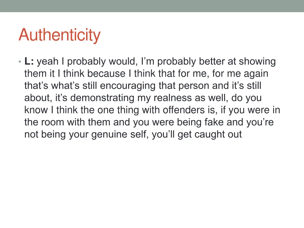 authenticity