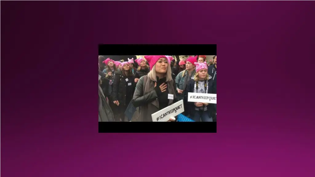 icantkeepquiet anthem in the women s march