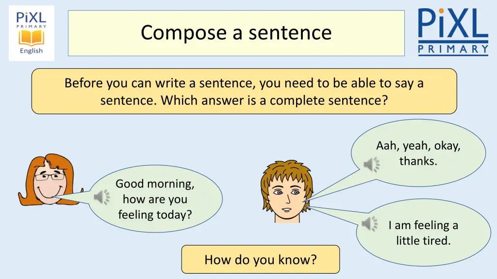 compose a sentence