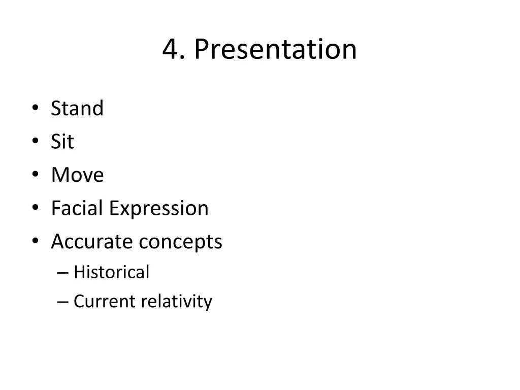 4 presentation