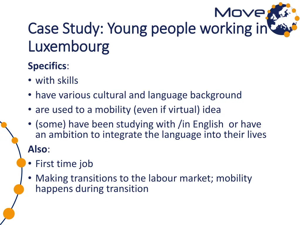 case study young people working in case study