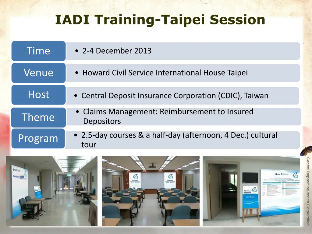 iadi training taipei session