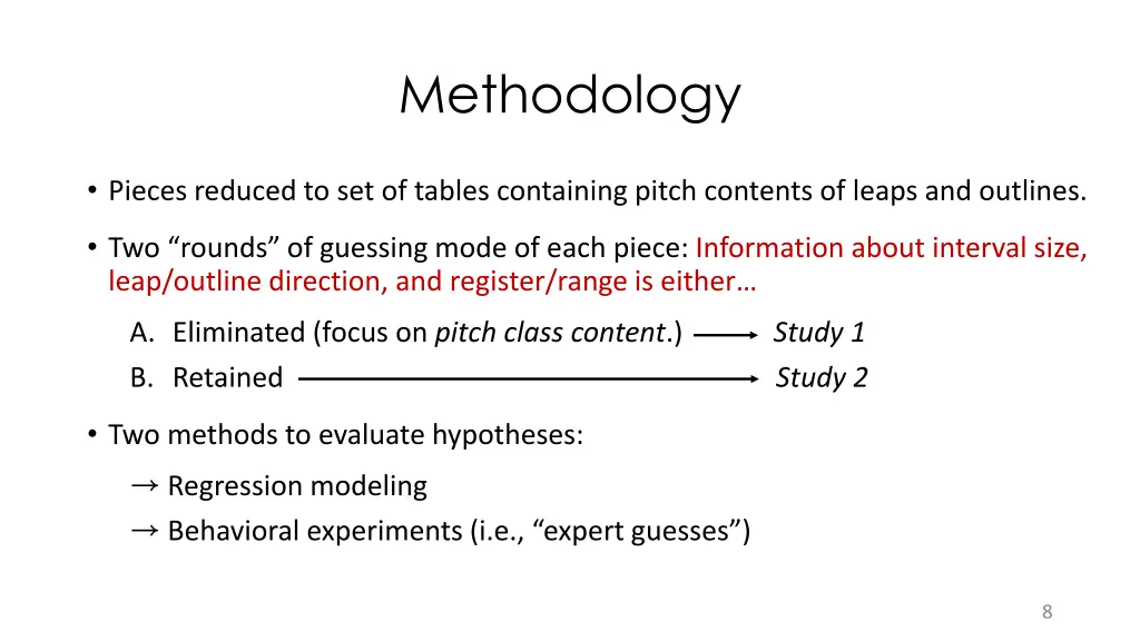 methodology