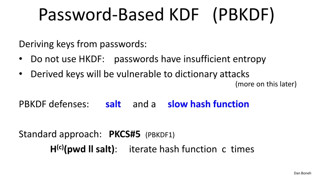 password based kdf pbkdf