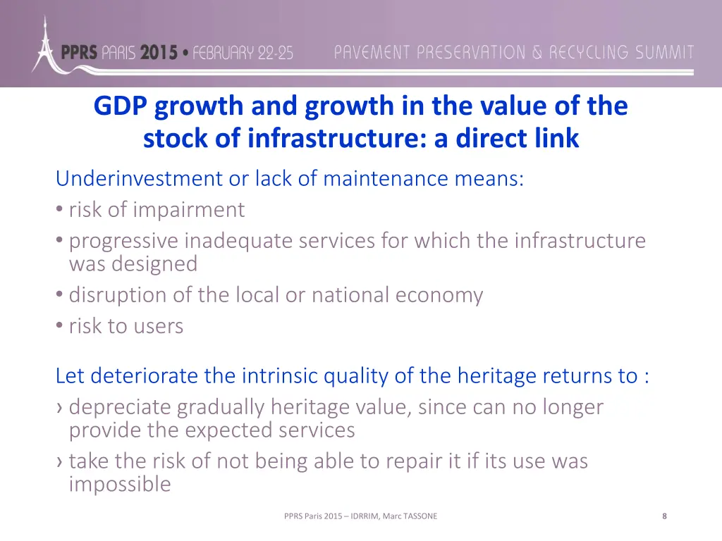 gdp growth and growth in the value of the stock