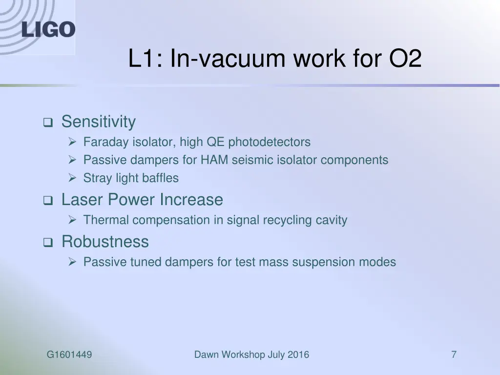 l1 in vacuum work for o2