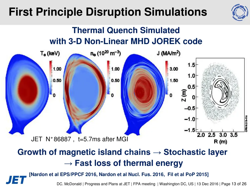 first principle disruption simulations