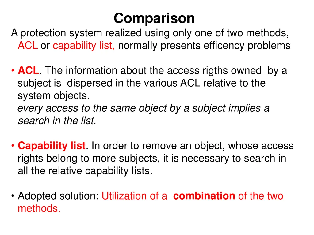 comparison