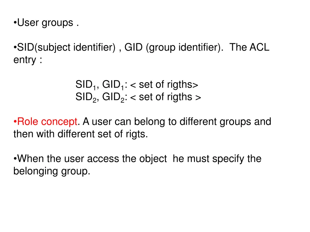 user groups