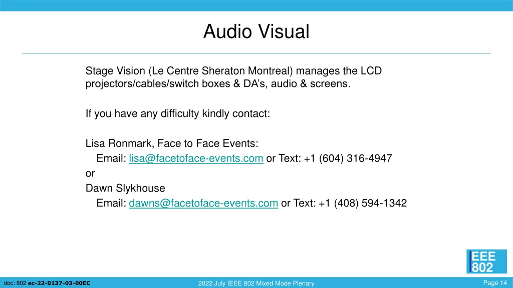 audio visual