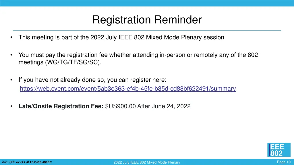 registration reminder