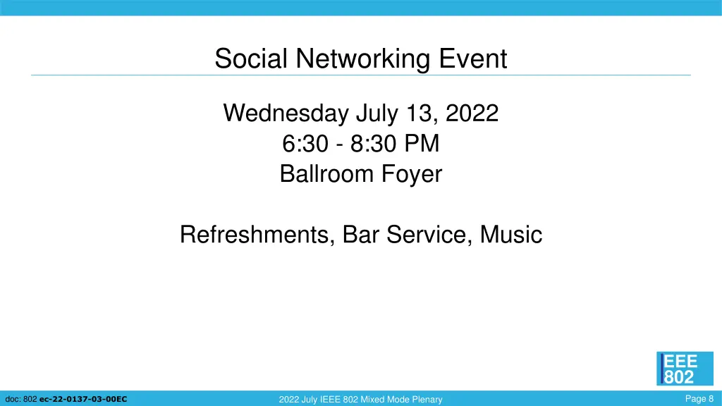 social networking event