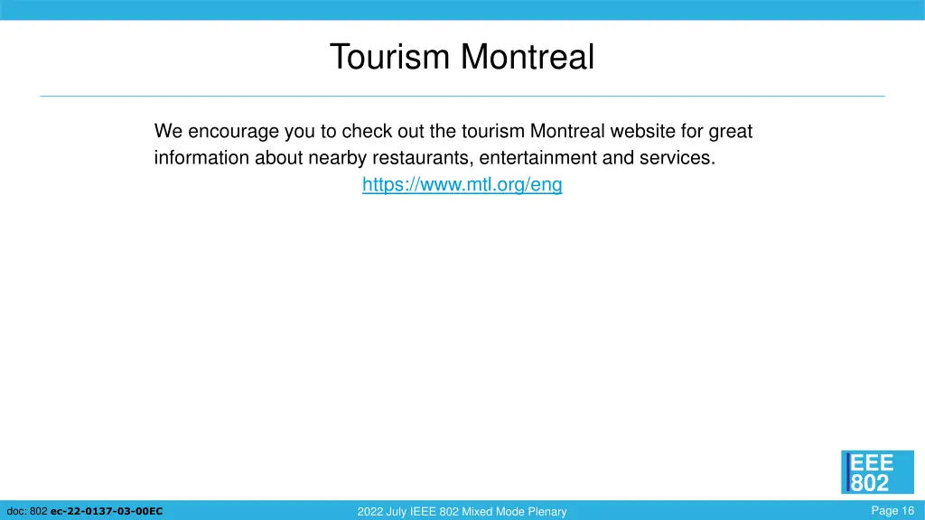 tourism montreal