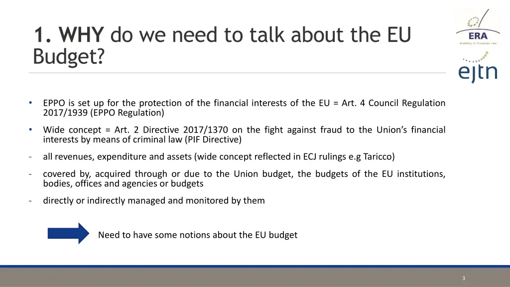 1 why do we need to talk about the eu budget