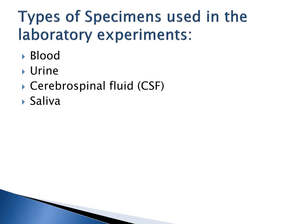 blood urine cerebrospinal fluid csf saliva