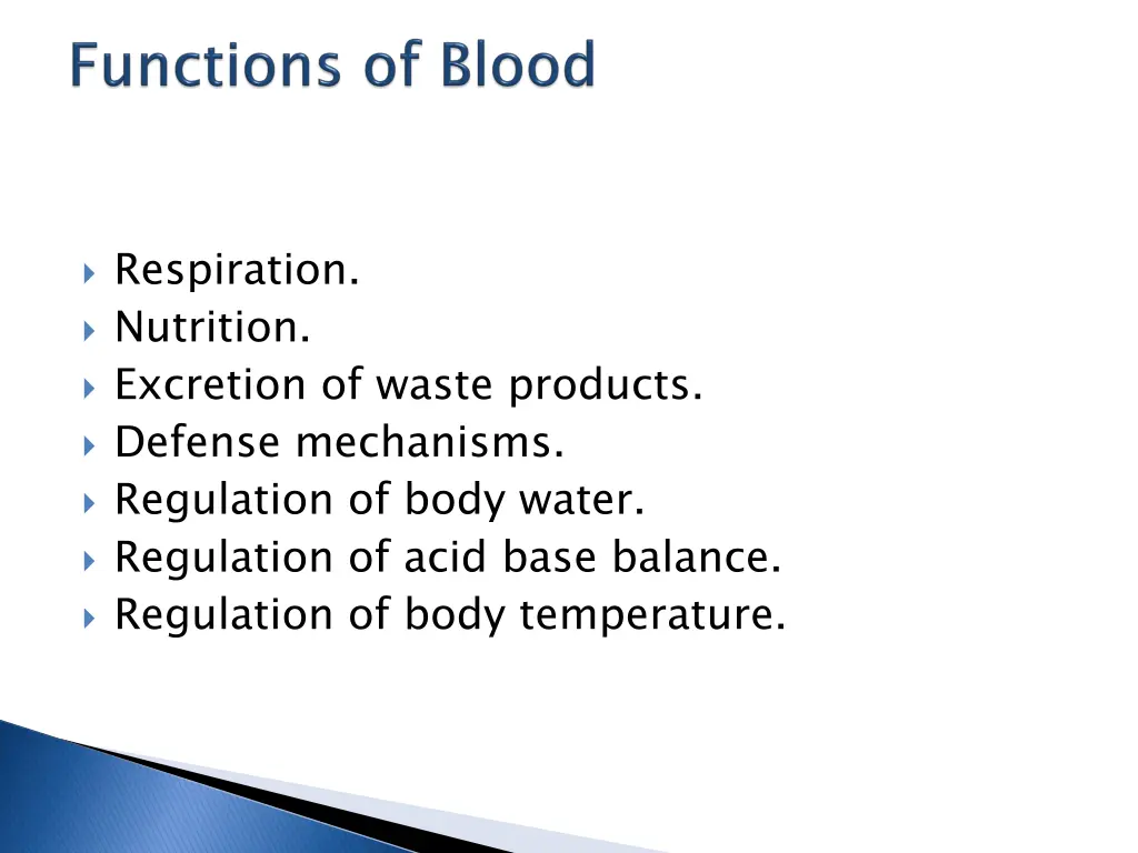 respiration nutrition excretion of waste products