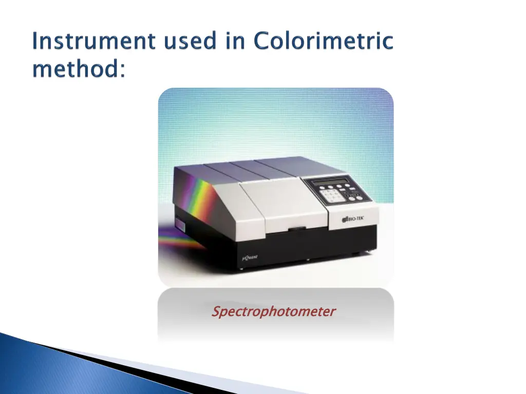 spectrophotometer