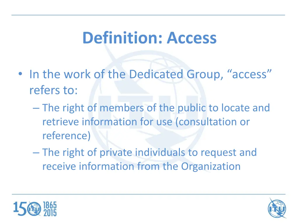 definition access