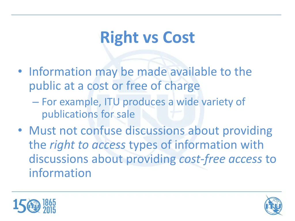 right vs cost