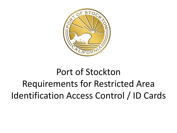 port of stockton