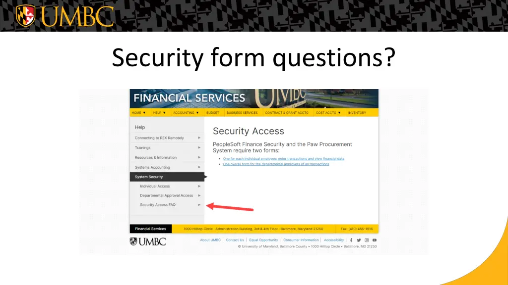 security form questions