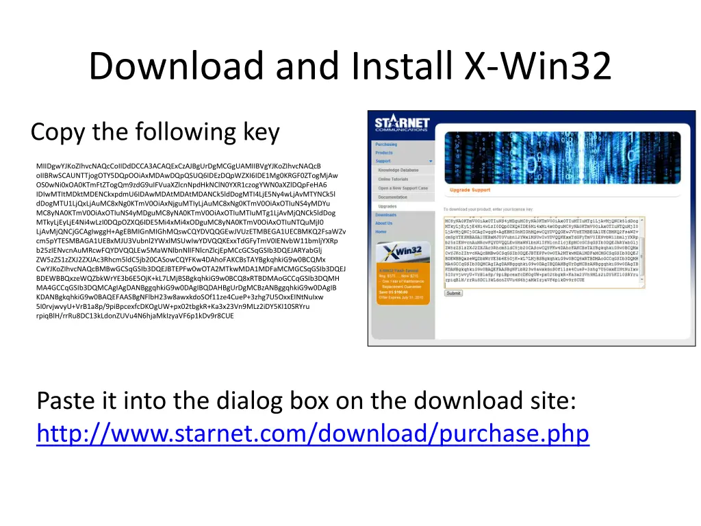 download and install x win32