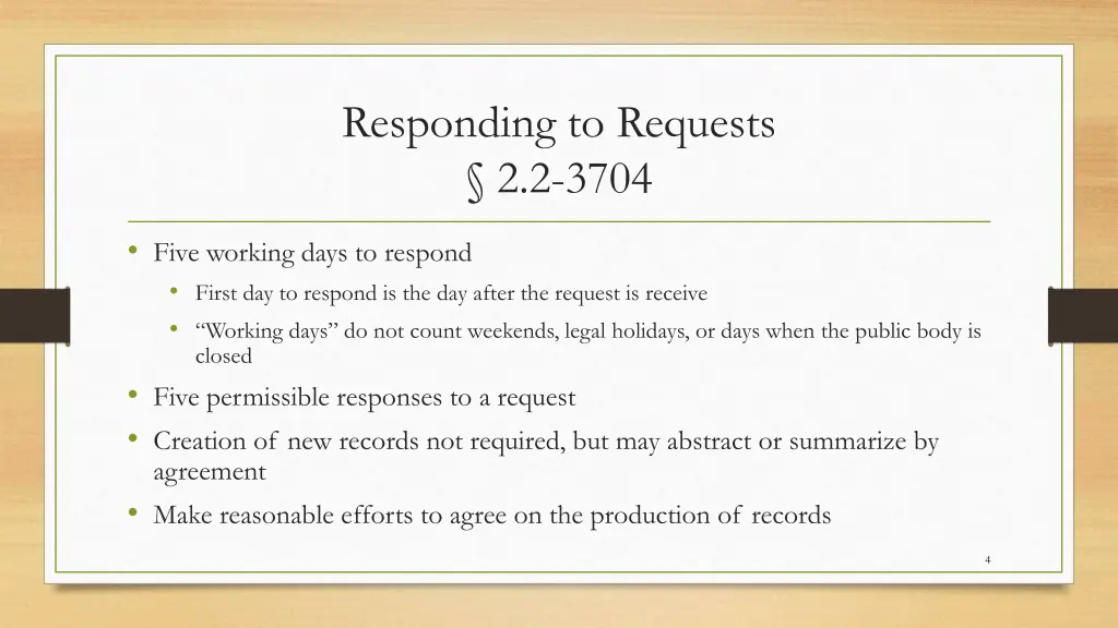 responding to requests 2 2 3704