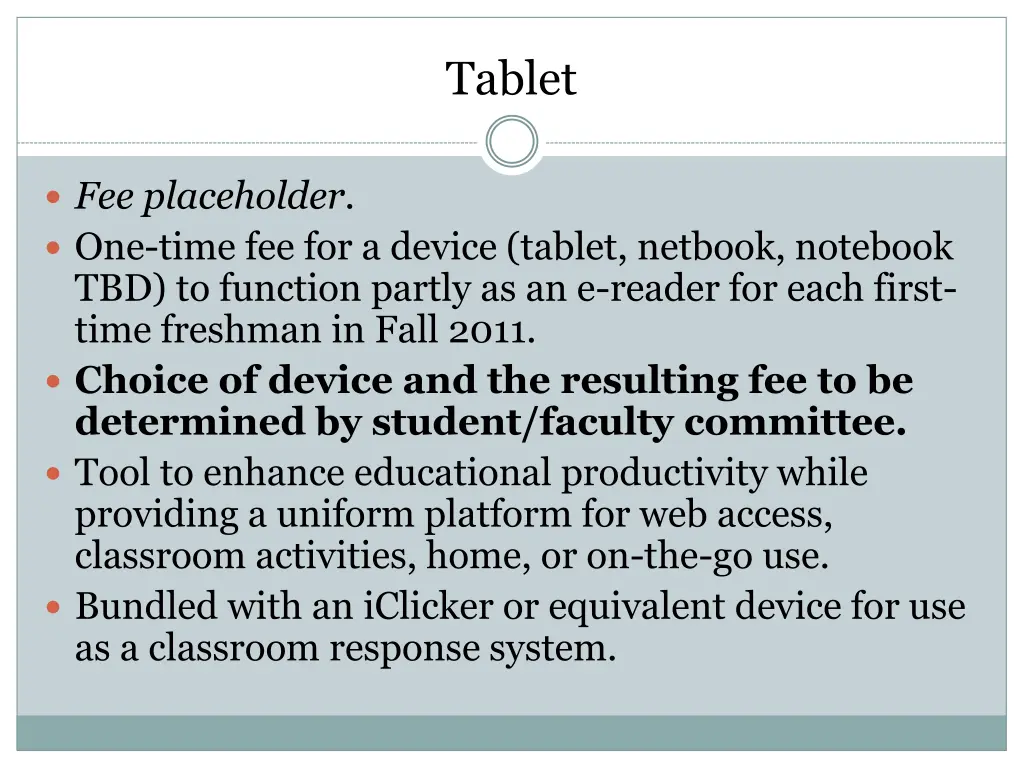 tablet